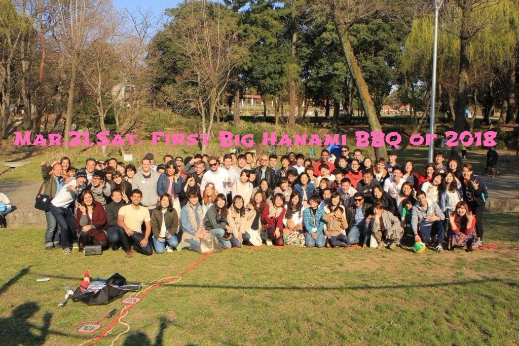 First Big Hanami BBQ of 2018, Discount ticket now on sale!
